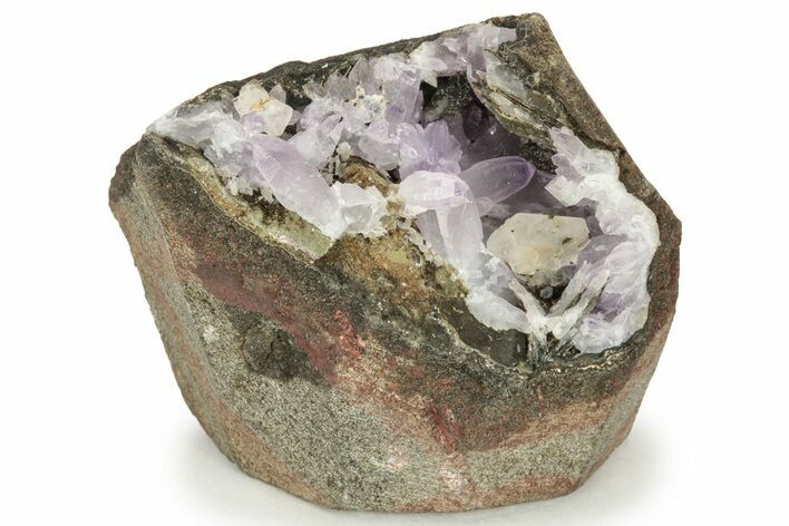 Amethyst, Chabazite, and Barite Association - India #220106
